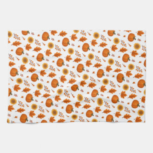 Linge De Cuisine Jolie Récolte d'Automne à l'Aquarelle
