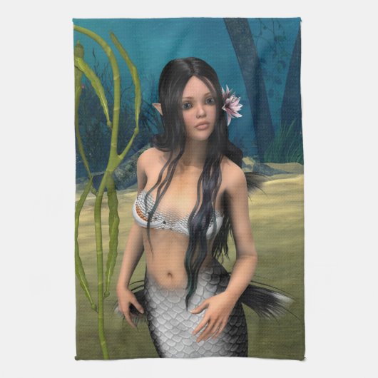 Linge De Cuisine Jolie sirène (Vertical)