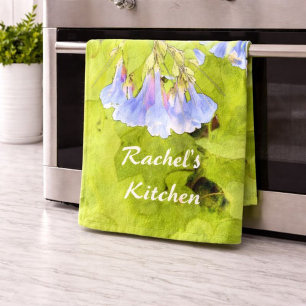 Linge De Cuisine Jolie Virginia Blue Bells Flower