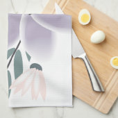 Linge De Cuisine  Jolies fleurs de lilas  (Quart Plié)