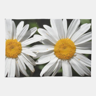 Linge De Cuisine Jolies fleurs de marguerite blanches pures