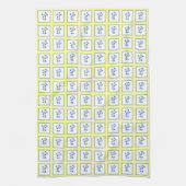 Linge De Cuisine Jolies Jacinthes (Vertical)