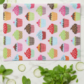 Linge De Cuisine Jolis Cupcakes (Plié)