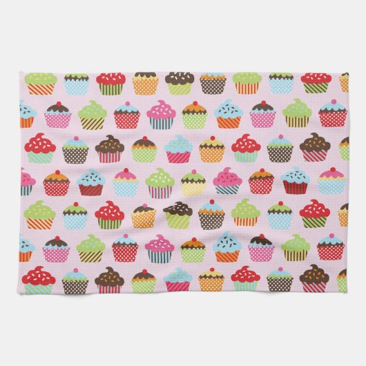 Linge De Cuisine Jolis Cupcakes (Horizontal)