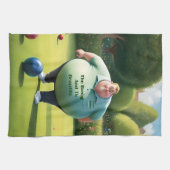 Linge De Cuisine Jolly Lawn Bowler Man, (Horizontal)