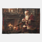 Linge De Cuisine Jolly Old Saint Nick (Horizontal)