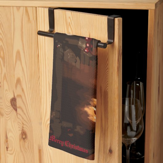 Linge De Cuisine Jolly Old Saint Nick (Pliage en tiers)