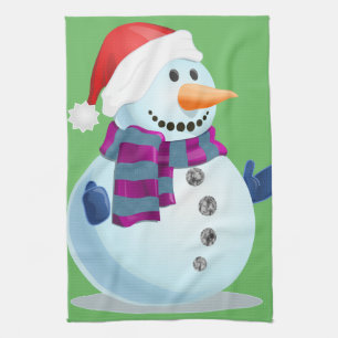 Linge De Cuisine Jolly Snowman