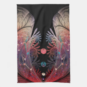 Linge De Cuisine Jonglage Abstrait Moderne Fantaisie Art Fractal