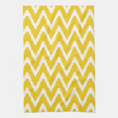 Linge De Cuisine Jonquil Moods Asiatique Ikat Chevrons (Vertical)