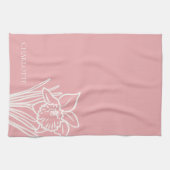 Linge De Cuisine Jonquille de printemps (Horizontal)
