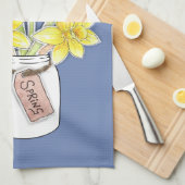 Linge De Cuisine Jonquilles de ressort (Quart Plié)