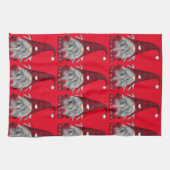 Linge De Cuisine Jote Rouge Buffalo Plaid Gnome de Noël (Horizontal)