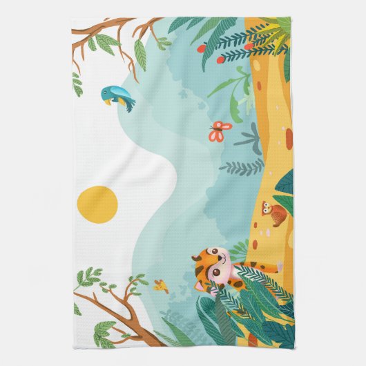 Linge De Cuisine Jouant et descriptif, Jouant Jungle Cub numérique (Vertical)