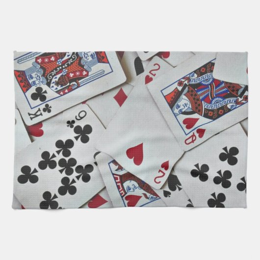 Linge De Cuisine Jouer aux cartes Poker Games Queen King (Horizontal)