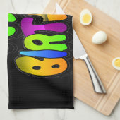 Linge De Cuisine Jouer Joyeux texte d'anniversaire (Quart Plié)