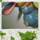 Linge De Cuisine Jouet lapin et oeuf de vache (Plié)