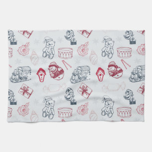 Linge De Cuisine Jouets de Noël vintage colorés et joyeux