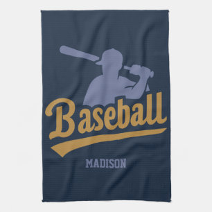 Linge De Cuisine Joueur de baseball personnalisé et couleur