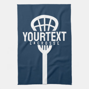 Linge De Cuisine Joueur de crosse TEXTE PERSONNALISÉ Équipe Maille
