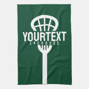 Linge De Cuisine Joueur de crosse TEXTE PERSONNALISÉ Équipe Maille