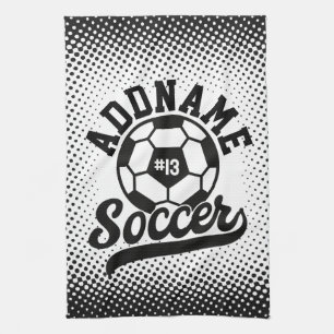 Linge De Cuisine Joueur de football ADD NOM Équipe de football Pers