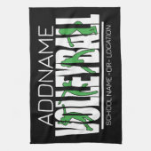 Linge De Cuisine Joueur de l'équipe de volleyball AJOUTER LE NOM DE (Vertical)