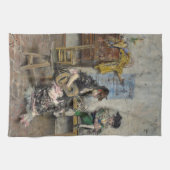 Linge De Cuisine Joueuse de flamenco féminine (guitariste espagnole (Horizontal)