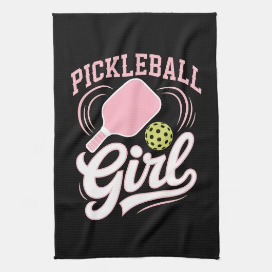 Linge De Cuisine Joueuse de pickleball fille (Vertical)