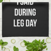 Linge De Cuisine Jour de jambe, désolé pour ce que j'ai dit - le (Plié)