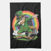 Linge De Cuisine Jour de la Saint Patrick Dabbing Leprechaun Dab Da (Vertical)
