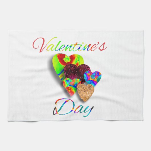 Linge De Cuisine Jour de la Saint Valentin (Horizontal)