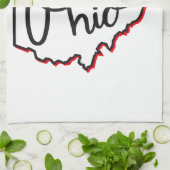 Linge De Cuisine Jour de l'Ohio (Plié)