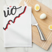 Linge De Cuisine Jour de l'Ohio (Quart Plié)