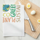 Linge De Cuisine Jour des terres (Quart Plié)