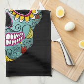 Linge De Cuisine Jour du crâne mort de sucre (Quart Plié)