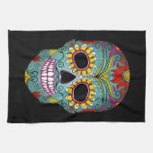 Linge De Cuisine Jour du crâne mort de sucre (Horizontal)