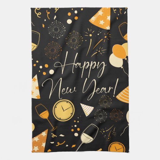 Linge De Cuisine Jour du Nouvel An (Vertical)