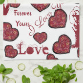 LINGE DE CUISINE JOUR VALENTINES (Plié)