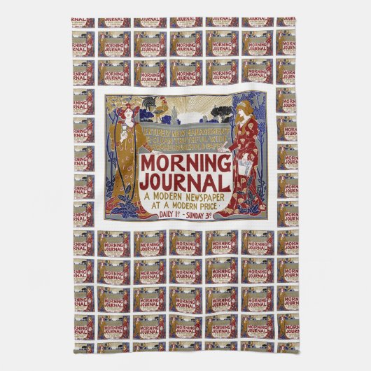 Linge De Cuisine Journal de matin (Vertical)