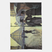 Linge De Cuisine Journée de la Pluie de Paris par Gustave Caillebot (Vertical)