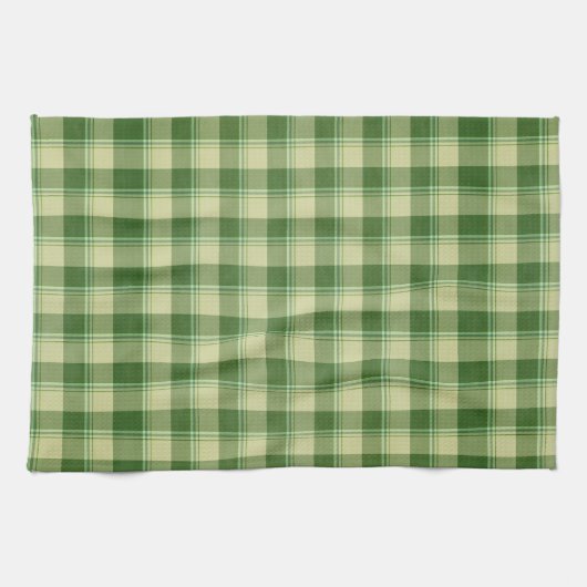 Linge De Cuisine Journée de la Saint Patrick à Plaid Vert (Horizontal)