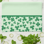 Linge De Cuisine Journée de la Shamrock verte de la Saint-Patrick M (Plié)