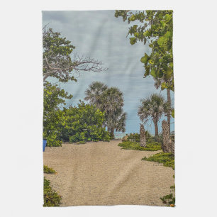 Linge De Cuisine Journées de plage, Bienvenue sur la plage par temp