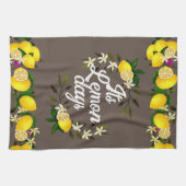 Linge De Cuisine Jours de citron Brown (Horizontal)