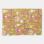 Linge De Cuisine Joy Christmas Gold (Horizontal)