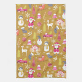 Linge De Cuisine Joy Christmas Gold (Vertical)