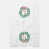 Linge De Cuisine Joy Christmas Wreath (Vertical)