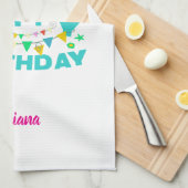 Linge De Cuisine Joyeuse fête d'anniversaire (Quart Plié)
