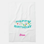 Linge De Cuisine Joyeuse fête d'anniversaire (Vertical)